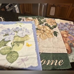 3 spring house flags